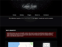 Tablet Screenshot of graniteluxury.com